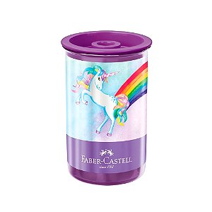 Apontador c/ Deposito Substituivel Unicornio Roxo 123UNIZF