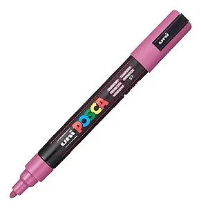 Caneta Uni Ball Posca Pc-5M Framboesa
