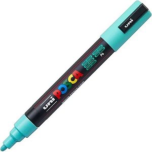 Caneta Uni Ball Posca Pc-5M Verde Agua