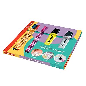 Caneta Stabilo Kit Classicos C/7 Unid 55 3404