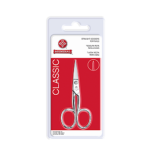 TESOURA UNHA RETA CLASSIC MUNDIAL 9CM BC-422-3