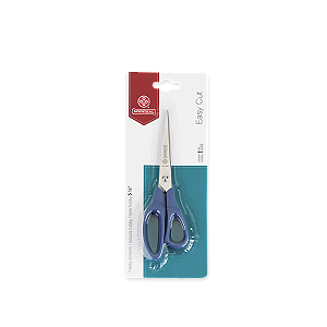 TESOURA HOBBY AZUL CORTE FACIL MUNDIAL 14CM 164N