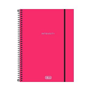 Caderno Espiral Neon Tilibra 10 Materias 20Mm X 275Mm 160 Folhas Rosa