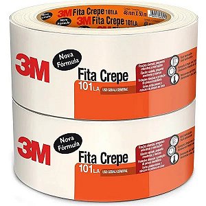 Fita Adesiva Crepe 3M 101LA 48mmx50m C/2 Unidades