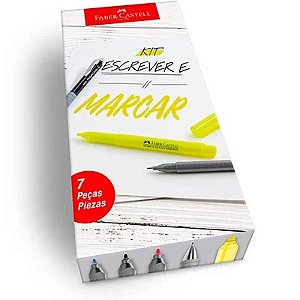 Kit Escrita Completa 7 Peças Faber Castell KIT/ESCRITA
