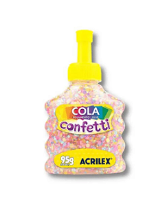 Cola Confetti Tutti-Frutti 95 gr Acrilex
