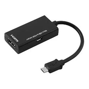 Adaptador Micro Usb Macho (MHL) x HDMI Fêmea - MOX - MO-P58