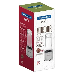 Moedor Aco Inox/Acrilico Sal E Pim Tramontina