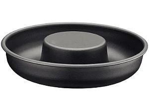 Forma Bolo Alum 24Cm Brasil Grafite 20060/024