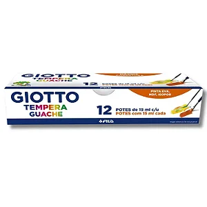 Tempera Guache 15ml C/12 Cores 017000 GIOTTO