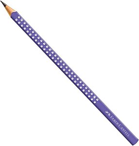 Lápis Grafite Grip Sparkle Lilas Faber Castell