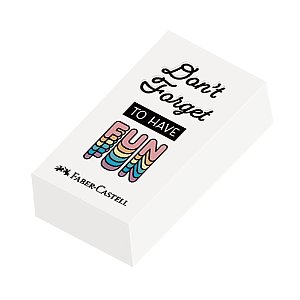 Borracha Faber Castell Poster Branca 7204Posbr