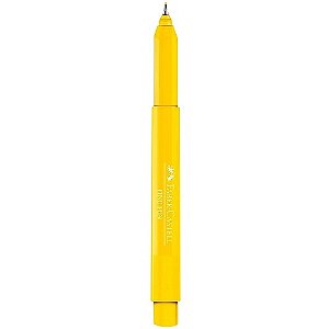 Caneta Hidrografica Finepen Amarelo Astral FPB/
