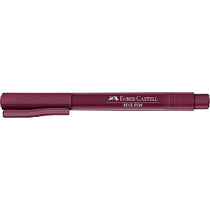 Caneta Faber Castell Fine Pen 0.4 Vinho FPB/VNZF