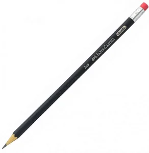 Lapis Grafite 1205 c/Borracha Hexagonal Faber Castell 1205Sm/B