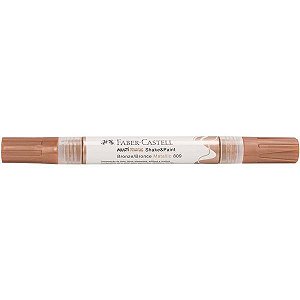 Marcador Multisuperfície MultiMark, Ponta dupla 1,0mm e 3,0mm, Bronze, Faber-Castell - 1 UN MM/SPRSM809