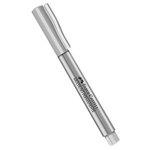 Marcador Permanente Faber Castell 1.0 Prata MULTI/PTZF