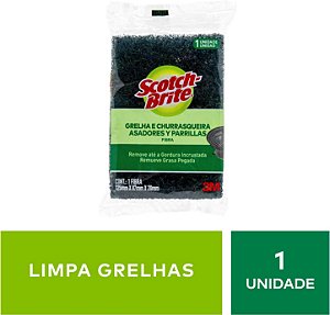 Scotch-Brite 3M Esponja para Grelhas e Churrasqueiras 1 unidade