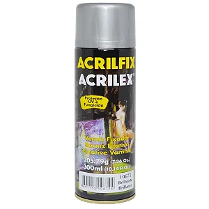 Verniz Fixador em Spray Acrilfix Brilhante Ref. 10672 300ml Acrilex (01 unidade)