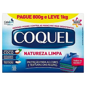 Sabão de Coco Em Pó 1kg Coquel