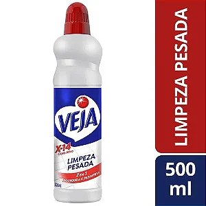 Limpador Veja Limpeza Pesada X-14 Com Cloro Ativo 500ml Promocional