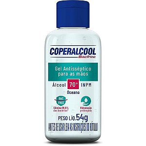Alcool Gel Coper Bacfree 54Gr Perfumados Ref.092
