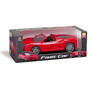 Carro Carrinho Conversível Fast Car - Cabe Bonecos - Silmar