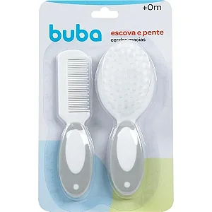 Buba-Escova E Pente Cinza 12641