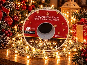 Pisca Pisca de Natal Branc F Verde 500 Lampadas Bivolt Ref. 2754