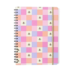 Caderno Espiral Melissa Pautado 20x28 Casinha das Abelhas 1 Matéria 80 fls
