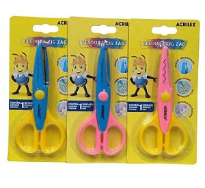 Tesoura Zig Zag 22542 Envio Sortido