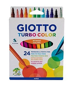 Caneta Hidrografica Giotto Color C/24 Cores 071500sa