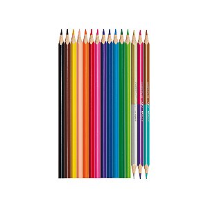 Lapis de Cor 12 Cores + 3 Lapis Duo Color Peps Maped