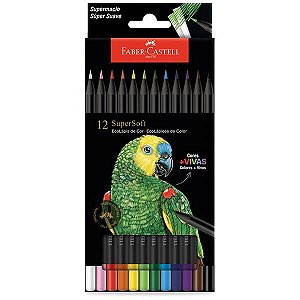 Lapis de Cor Faber-castell Supersoft 12
