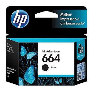 Cartucho Hp F6v29ab (664) Preto