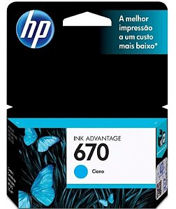 Cartucho Hp Cz114ab (670) Azul