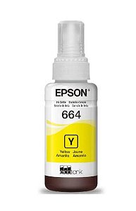 Refil Epson T664420 Amarelo Ecotank