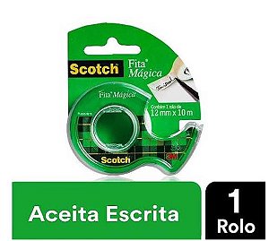 Fita Adesiva Scotch Magica 12mmx10m C/dispenser