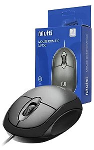 Mouse Usb MF100 Multilaser Preto MO300