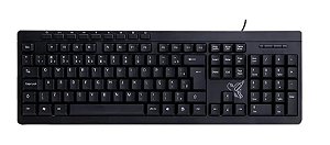 Teclado Multimidia Sk-2030 Com Fio Usb2.0 Preto