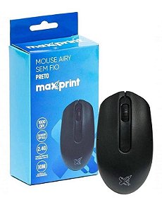 Mouse Airy S/ Fio 2.4g 1600dpi Preto