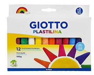 Massa de Modelar Uti Guti Plastilina C/12 cores 300009