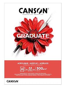 Bloco Graduate Acrilico A4 20fls 300grs C525008015