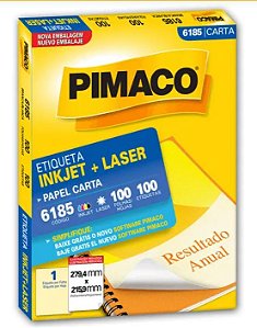Etiqueta P/impressora 6185