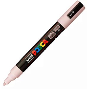 Caneta Uni Ball Posca Pc-5m Rosa Cetim