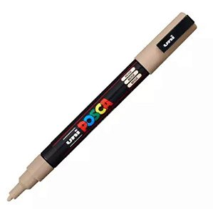 Caneta Uni Ball Posca Pc-1m Beige