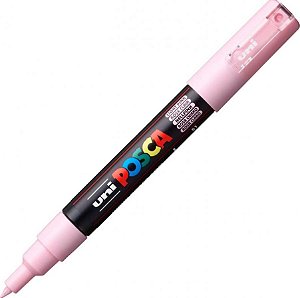 Caneta Uni Ball Posca Pc-1m Rosa Claro