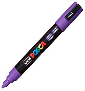 Caneta Uni Ball Posca Pc-5m Violeta