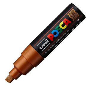Caneta Uni Ball Posca Pc-8k Bronze