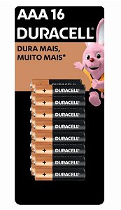 Pilha Duracell Aaa - Palito C/16 Unds.